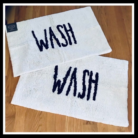 Rae Dunn Bath Rae Dunn Large Wash Bath Mat Rug Poshmark
